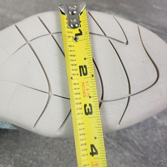 Earth Origins Shoes Size 7. 5 Green Perforated Nubuck Scarf Slip On Flats Finley - Picture 11 of 12